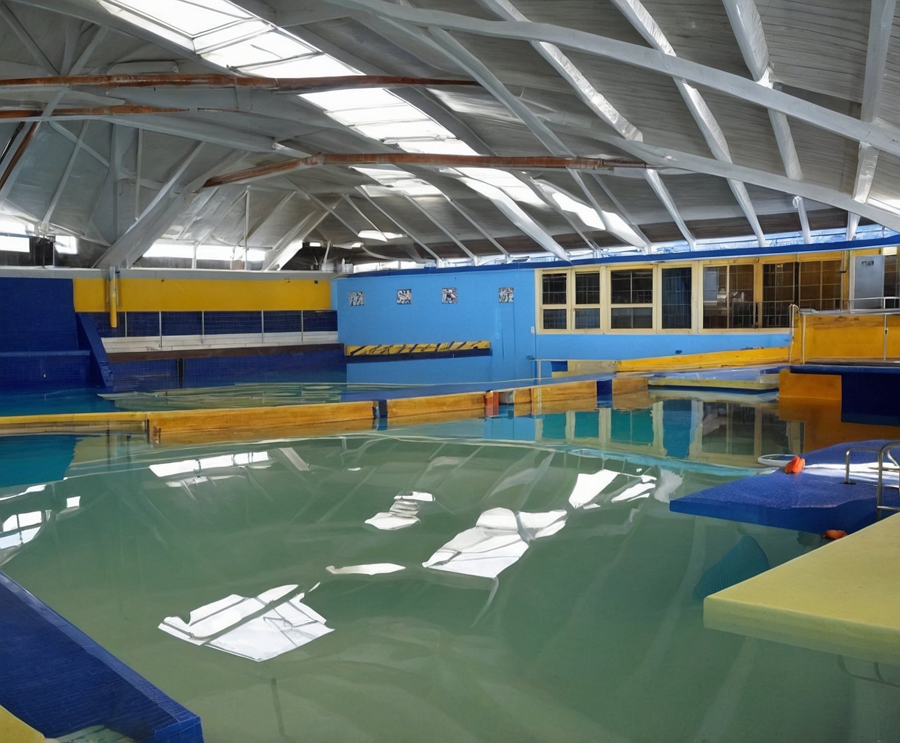 Renovación de piscina olímpica con impermeabilización