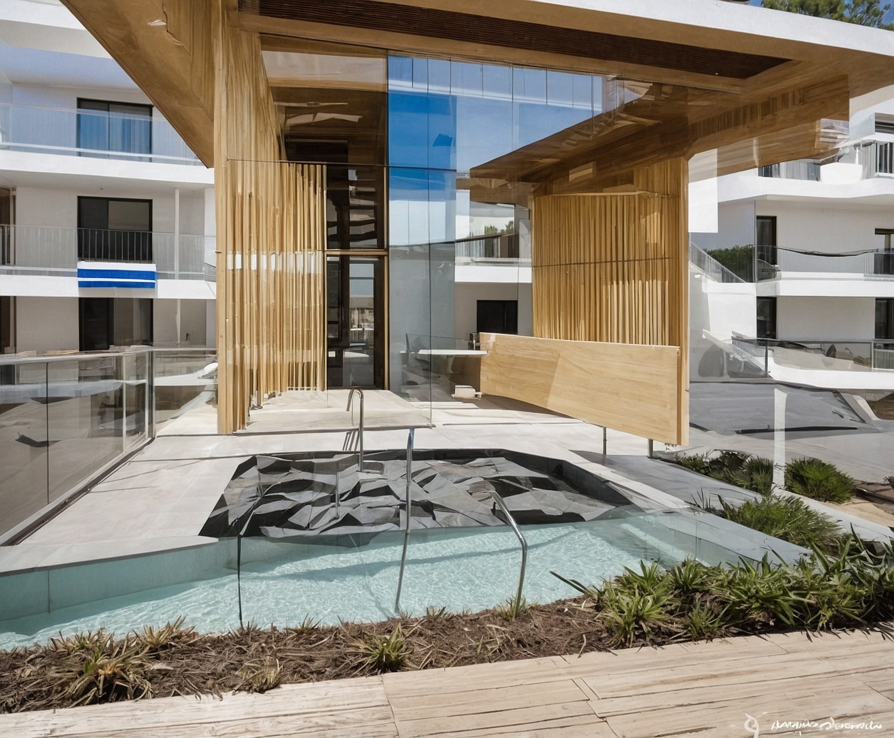 Renovación de piscina pública en Madrid